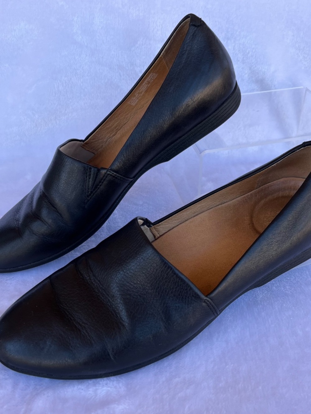 Dansko Larisa Shoes Leather Loafers Slip On Comfort EUR 40 US 10-10.5 Black